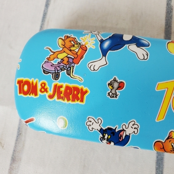 Tom & Jerry Clamshell  Glasses Case Kids Blue - Picture 8 of 10